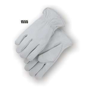  Leather Work Glove, #1555 Goatskin, size 7, 12 pack