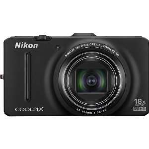  Nikon Coolpix S9300 16 Megapixel Digital Camera   Black 