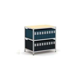 METAL POINT 2 File Storage Shelving with particle board  