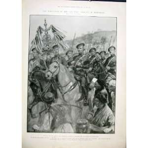  Muscovy Manchuria Russia Japan War Cossack Print 1904 