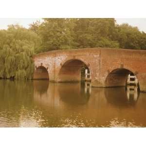  The 18th Century Sonning Bridge Over the River Thames Near 