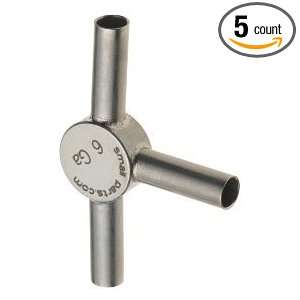 STC 18/2 Stainless Steel Hypodermic Tubing Connector , 18 Gauge, 2 Way 