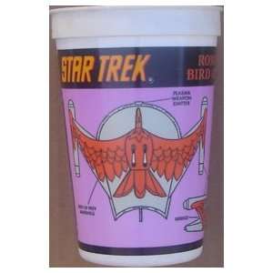  Star Trek Plastic Cup No Lid From Pizza Hut Romulan Bird 