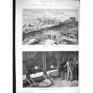  1886 PETROLEUM OIL WELLS BAKU CASPAIN NOBEL BROTHERS