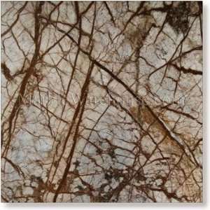 Rain Forest Brown Marble Tile 12x12