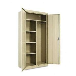   72in High Wardrobe/Cabinet, 36w x 18d x 72h, Putty