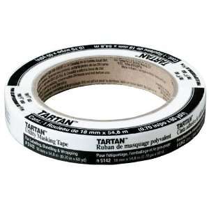 3M 5142 .18E Tartan Utility Masking Tape, .70 in x 60.1yd (18 mm x 54 