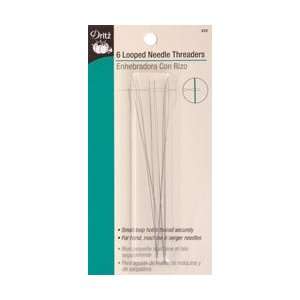  Dritz Looped Needle Threader 6/Pkg 252; 3 Items/Order 
