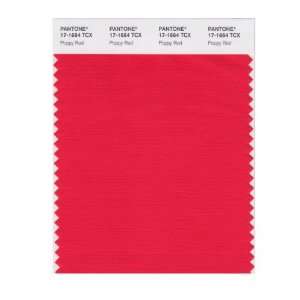  PANTONE SMART 17 1664X Color Swatch Card, Poppy Red