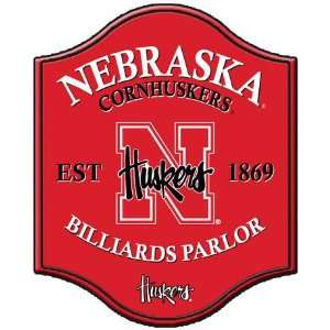  Nebraska Cornhuskers Pub Style Billiard Parlor Sign 