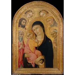   di Pietro   32 x 46 inches   Madonna and Child with Saints Jero