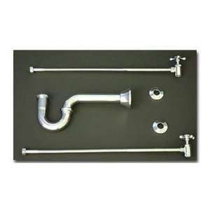  Sink Trim Kit with Bendable Supplies   Extra Long P Trap 
