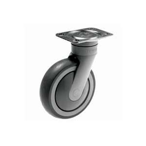  5 Tente Synthetic Rubber Swivel Caster, Water Resistant 