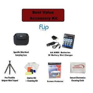 Best Value Accessory Kit For The Flip Digital Video Ultra HD Cameras 
