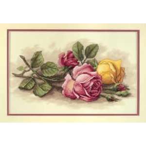  Rose Cuttings (cross stitch) Arts, Crafts & Sewing