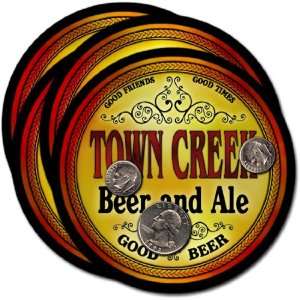  Town Creek , AL Beer & Ale Coasters   4pk 