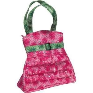  Kingsley Carry All, Dress Bag Floral Pattern With Sequins 