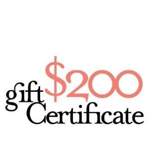  Harvest Essentials Gift Certificate   $200 Everything 