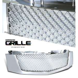 Cadillac Escalade SUV 07 08 Luxury Mesh Style Grille Chrome Front 
