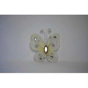  48 pc 2 Butterflies   IVORY 