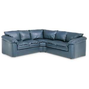 Denver 3 Piece Sectional by Distinction Leather   Chesterfield Windsor 