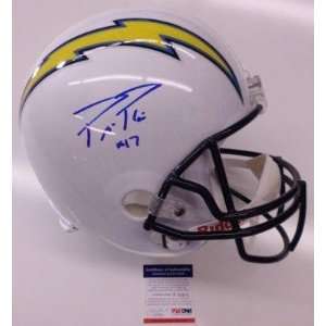  Philip Rivers Signed Helmet   Authentic