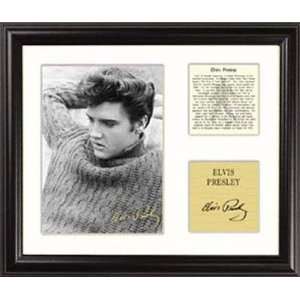  Elvis Presley   Sweater   Framed 5 x 7 Photograph with 