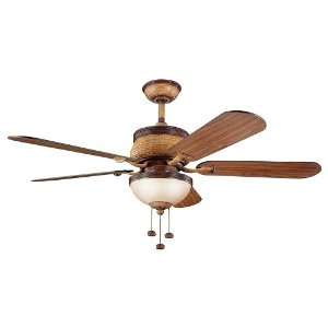  Novella Collection 52ö Antique Leather Ceiling Fan with 