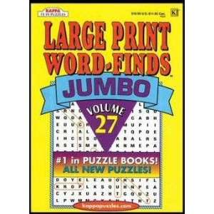  KAPPA Jumbo Large Print Word Finds Puzzle Book Case Pack 