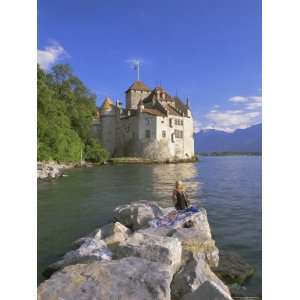  Chateau Chillon, Lake Geneva (Lac Leman), Switzerland 