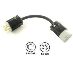  L14 30P to L5 20R Power Cord Plug Adapter