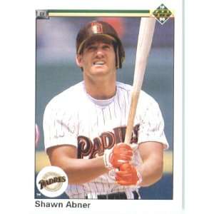  1990 Upper Deck # 301 Shawn Abner San Diego Padres 