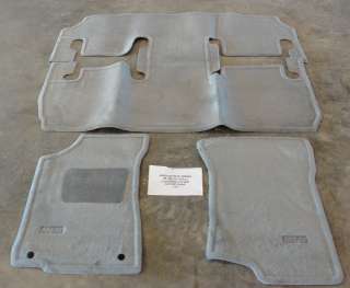 New Genuine Mazda 97 98 MPV Gray floor mats with Captains Chairs 