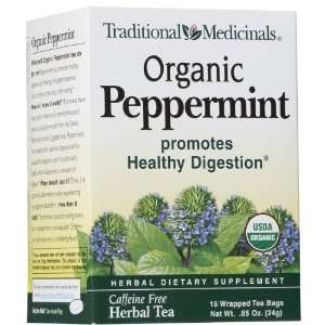 Traditional Medicinals Organic Peppermint, 16 ct, 6 pk