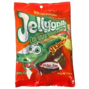 Jellygnite Snakes, Gluten Free, 7 Ounce Bags (Pack of 12)  