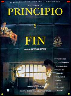 PRINCIPIO Y FIN   Ripstein, Egurrola / Original Movie Poster 47x63 