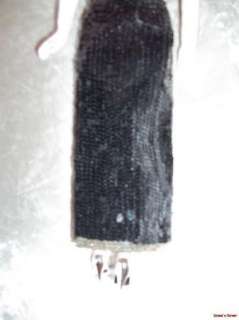 MIKELMAN CHARICE DOLL WITH BLACK SEQUINED & BEADED GOWN  