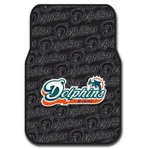  Miami Dolphins 2 Front Piece 602 Rubber Car/Truck Mats 