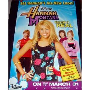  Hannah Montana 2009 DVD release Poster (Movie 