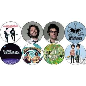  Set of 8 FLIGHT OF CONCHORDS Pinback Buttons 1.25 Pins 