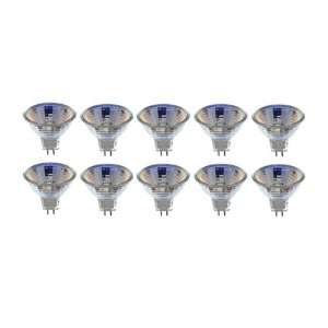   (10) Bulbs, MR11 12V 35W Halogen Light Bulbs, MR11 35 Watt Long Life