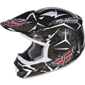  Fly Racing Trophy 2 Helmet Youth Black/White Small