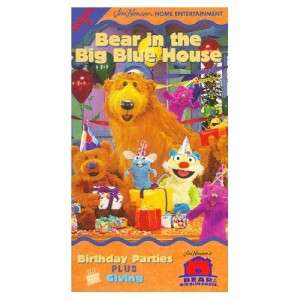 Bear In The Big Blue House Birthday Parties Giving VHS  