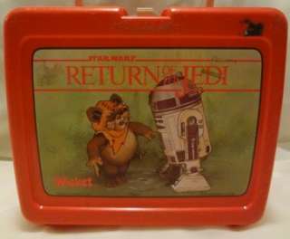 Vintage Star Wars Return Of The Jedi Plastic Lunchbox  