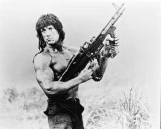   . Sylvester Stallone as John J. Rambo in Rambo First Blood Part II