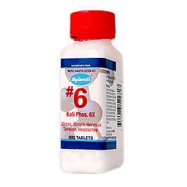 Kali Phos 6x Cell Salt by Hylands relieves symptoms of stress and 
