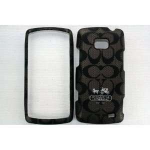   ALLY C STYLE BLACK CASE/COVER WITH METALLIC 3D EFFECT 