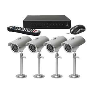 HS04CH KIT  equipo de vigilancia con 4 cámaras y H.264 DVR