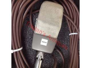 RCA BK 11 BK 11A MI 11019 Bi Directional Ribbon Microphone Original 