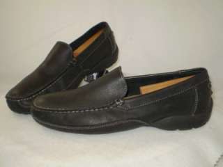 mens St Johns Bay leather Driving Moccasin black 9 M  